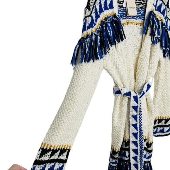 MOTHER The Fringe Cardigan The Tassel‎ is Worth the Hassle Size M NWT - Picture 2 of 7